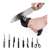 Genérico - Afilador De Cuchillos Manual De 3 Etapas Piedra Para Afilar