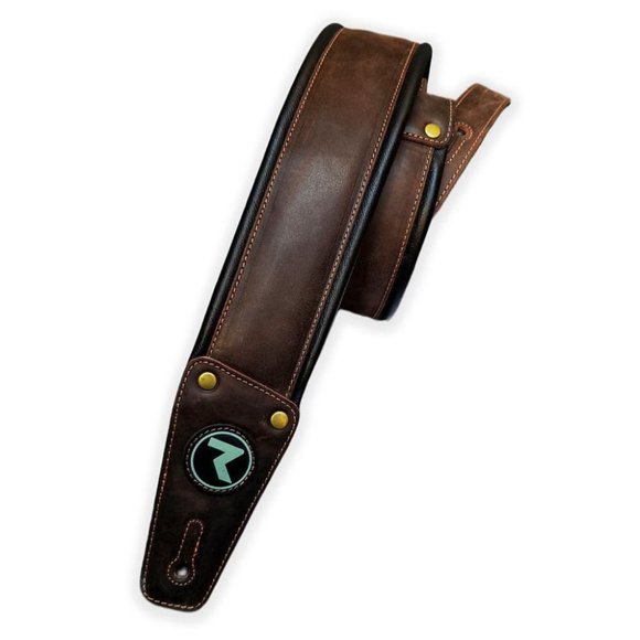 Correa para Guitarra y Bajo Raven Straps Raven 2.75 - Dark Brown