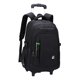 thumbnail image 2 of Mochila Con Ruedas, Portátil, De Nailon, Con 2 Ruedas Peque?as, Para Viajes De Negocios, Acampadas, Color Verde, 2 of 3