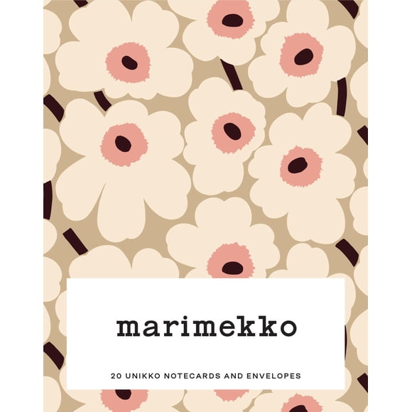 Tarjetas de notas Chronicle Books Marimekko Unikko Pastel 20 uds