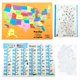 thumbnail image 2 of Juguete de rompecabezas Imagimake Mapology USA & World con banderas y capitales, 2 of 6