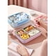 thumbnail image 4 of Set de 2 fiambreras aislantes multifuncionales de acero inoxidable Sanrio con bolsa, 4 of 7