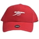 thumbnail image 5 of Gorra de béisbol Arsenal roja con visera curva y ajuste regulable, 5 of 5