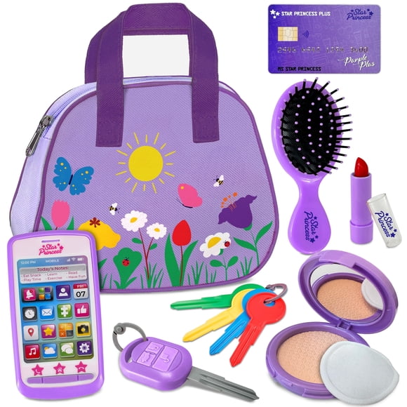 Juguete Play Purse Para Niños Pequeños Con Accesorios De 2 A 3 Años
