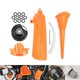 thumbnail image 2 of Juego de embudos de aceite HDBUBALUS con relleno de cárter con llave Harley Orange, 2 of 7