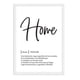 thumbnail image 1 of Cuadro Hogar Texto con Marco Blanco 50x40 CM, 1 of 1