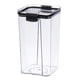 thumbnail image 2 of Contenedor De Alimento Hermético Libre Bpa 1300 Ml Apilable Transparente/negro, 2 of 10