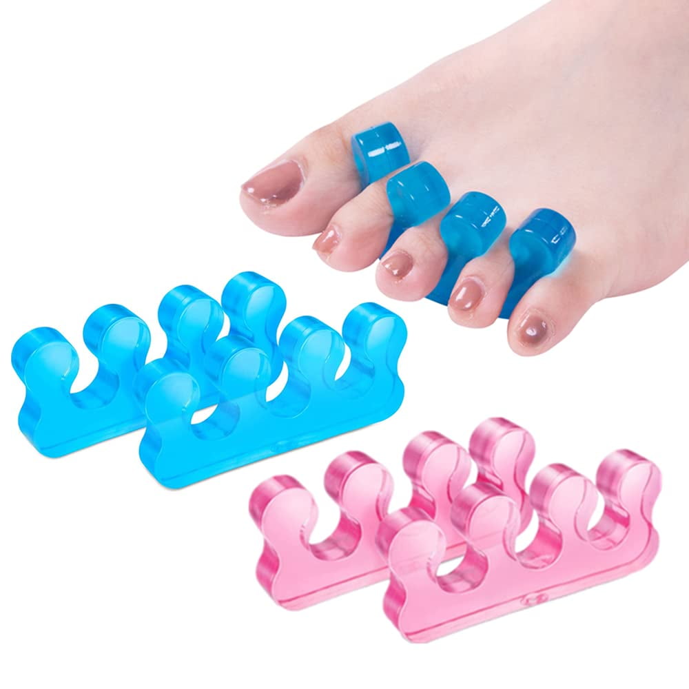 Separadores De Dedos En Gel Para Pedicura Zaxsota Para Juanetes Y Esmalte De Uñas