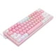 thumbnail image 3 of Teclado Redragon Fizz Pro 60% RGB Pink/White - Crazygames, 3 of 4