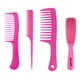 thumbnail image 1 of 4Pcs Cepillo De Peluquería Peines Peluquería Peinado Barber Peines Kit Rose Red, 1 of 5