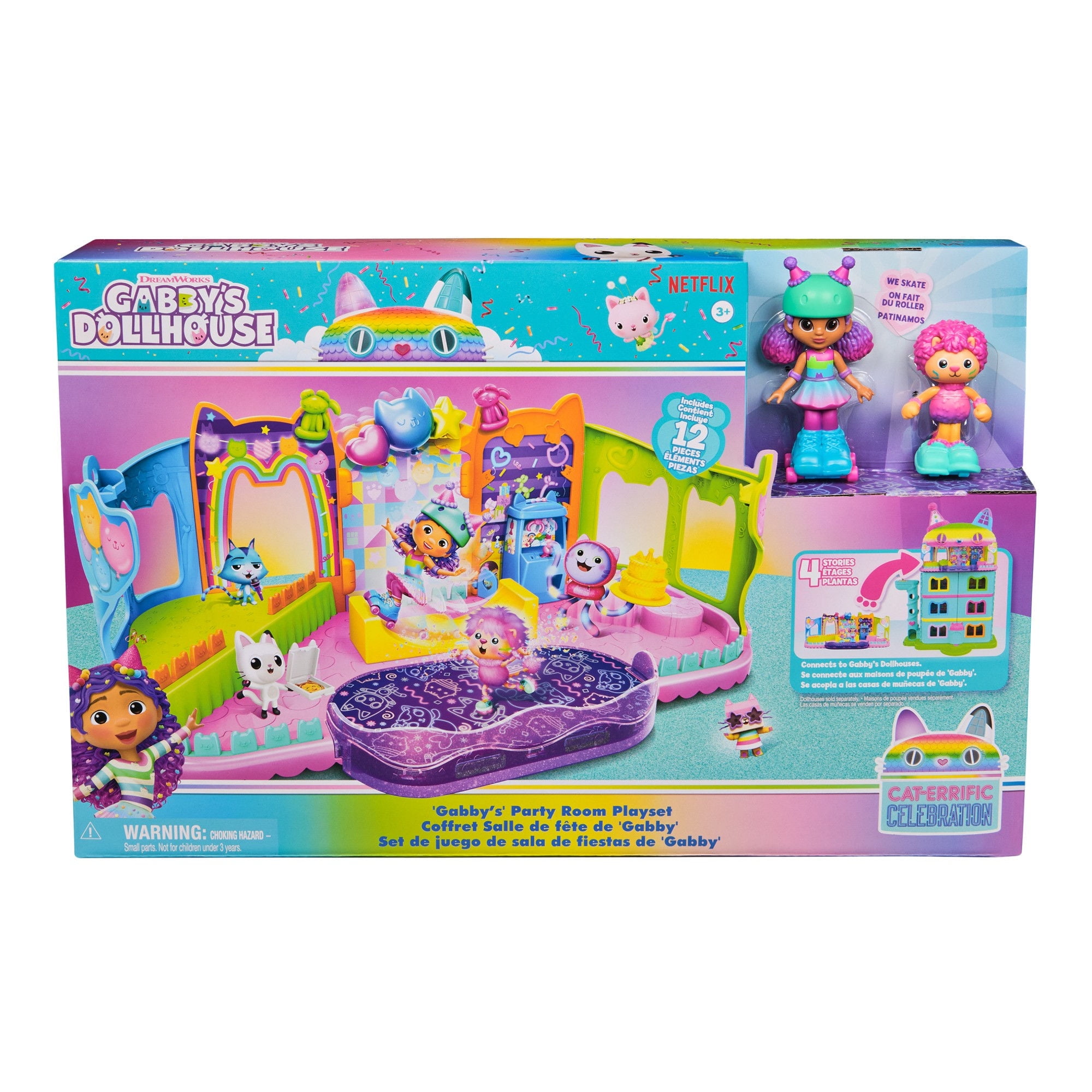 La Casa De Gabby - Playset Muñecas Party Room