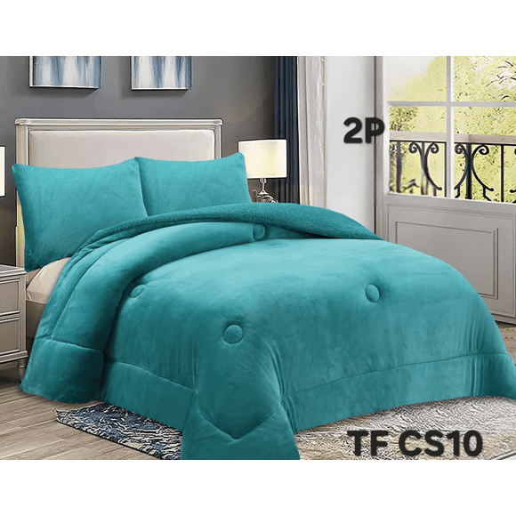 Cobertor De Invierno Plush Liso 2 Plazas