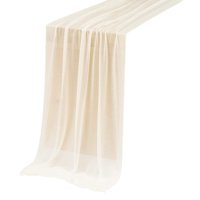 Magideal - De Romántico De Mantel De Para Navidad Baby Shower Banquetes Decoración De Tocador , 70X300Cm Blanco 70X300Cm