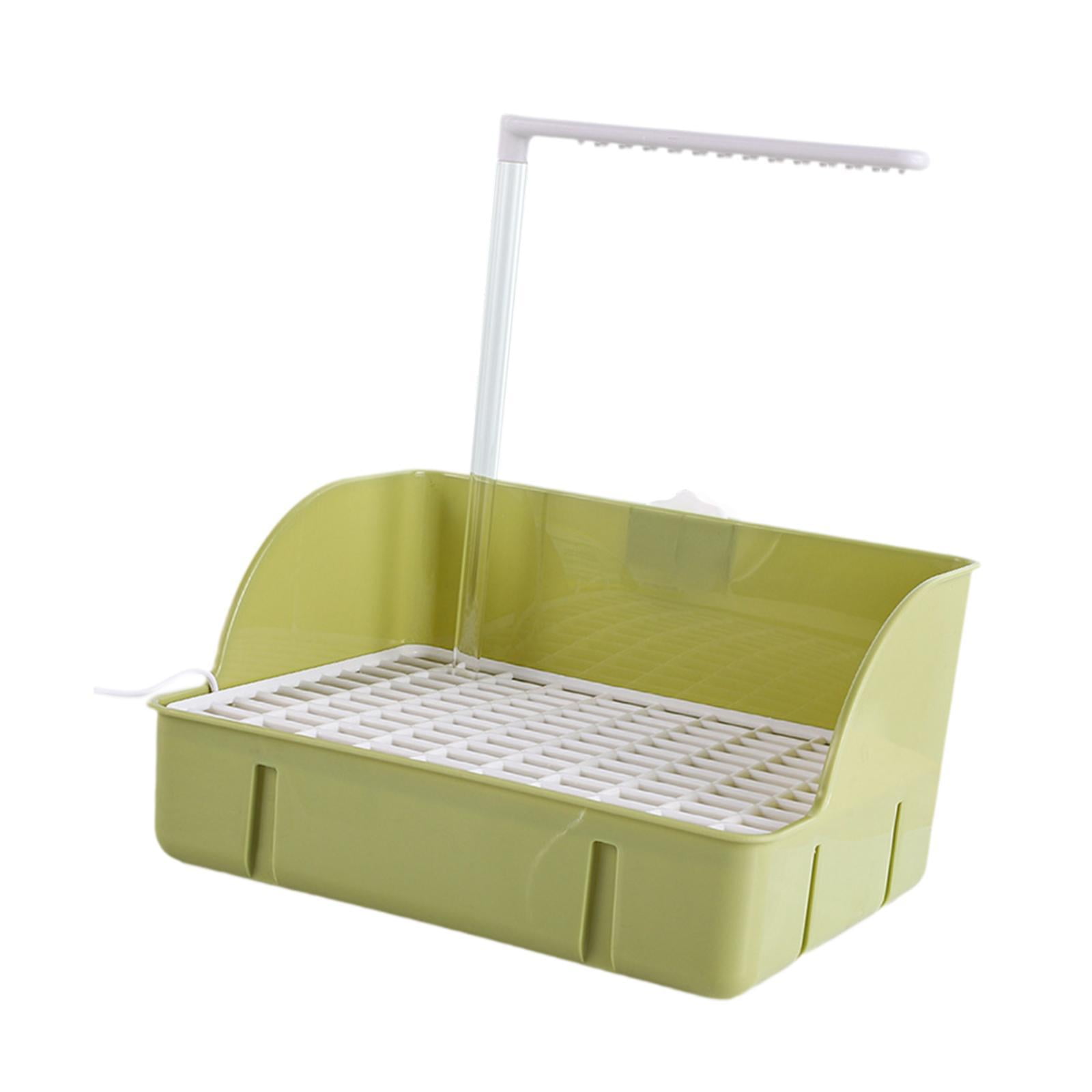 Ducha Automática De Baño Automático De Bañera De Aves Para Pájaros Para El Periquito Verde