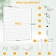 thumbnail image 2 of Kit organizador de pared Peg Board FZK de metal perforado, 74 unidades, blanco, 2 of 7