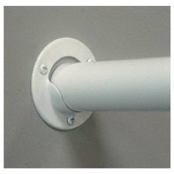 Soporte para barra de armario Knape & Vogt blanco, paquete de 2