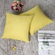 thumbnail image 5 of REGALWOVEN 18" x 18" Fundas de Almohada de Algodón y Lino Juego de 2, Amarillo, 5 of 7