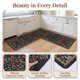 thumbnail image 2 of REGALWOVEN Alfombras y tapetes de cocina lavables, juego de 2 piezas, alfombra de corredor de cocina antideslizante y absorbente, 2 of 7