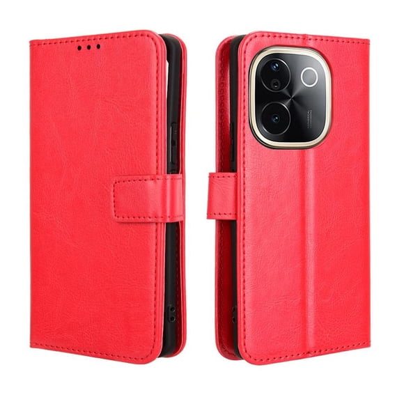 Funda tipo libro para iQOO Z9S Pro 5G, cartera todo‑en‑uno, funda multifuncional con tarjetero y correa de muñeca desmontable