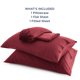 thumbnail image 5 of Juego de sábanas Bedsure Twin XL para dormitorio, refrescante, color burdeos, 5 of 5