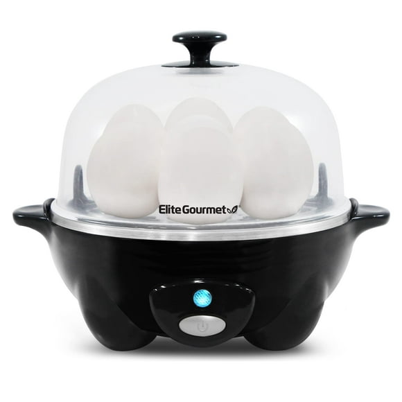 Máquina para Cocer Huevos Elite Gourmet EGC-007B Rapid 7 Huevos Negro