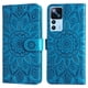 thumbnail image 5 of Funda tipo cartera FOXDOCK para Xiaomi 12T Pro , diseño girasol en relieve, cuero PU, cierre magnético, soporte y tarjetero, 5 of 5