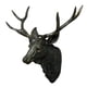 thumbnail image 4 of 3D Deer Head Cornamentas Arte De La Pared Estatua Pegatinas Decoración Del Hogar Color Bronce, 4 of 5
