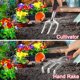thumbnail image 4 of Juego de herramientas de jardín Tudoccy de 83 piezas con bolsa de almacenamiento, color rojo, 4 of 8