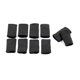 thumbnail image 3 of Unique Bargains 10 piezas Mangas de Dedo de Algodón Negro Elástico Deportivo Anti-Protector, 3 of 3