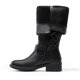 thumbnail image 5 of Bota DREAM PAIRS hasta la rodilla con tacón grueso negro y cierre, 5 of 8