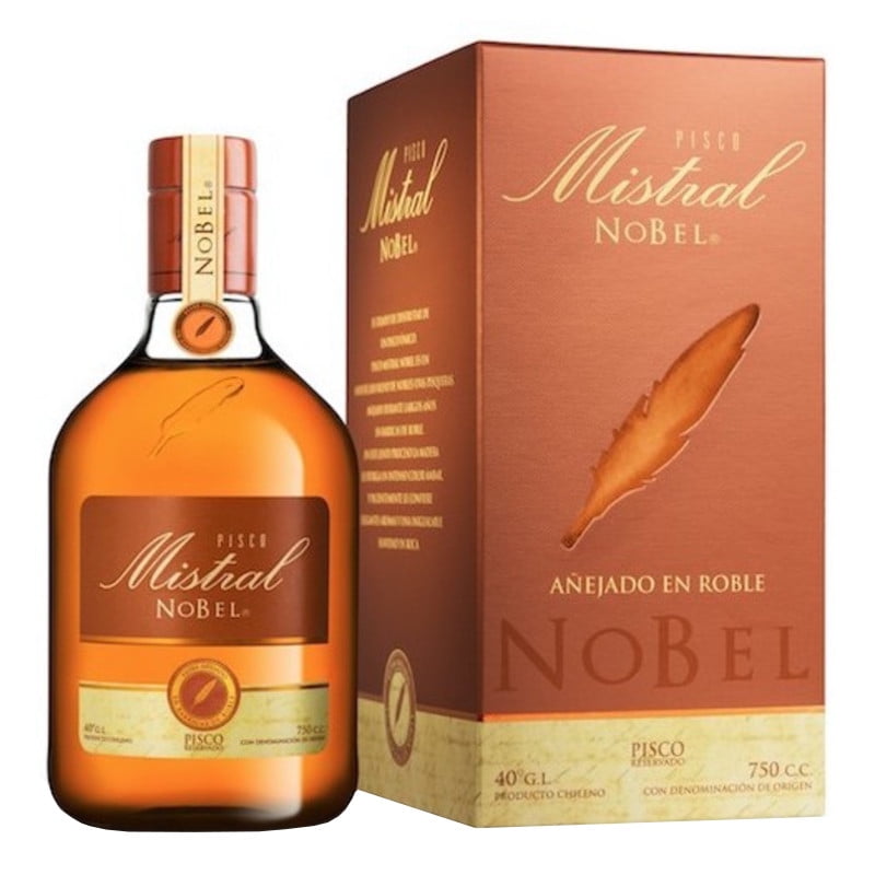 Pisco Mistral Nobel 40° 750Cc