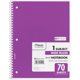 thumbnail image 1 of Cuaderno de espiral Mead 19 cm x 26 cm, 70 hojas, rayado amplio, 1 of 2