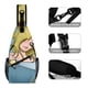 thumbnail image 3 of Princesa Rosalina Riñonera Bandolera con Estampado Integral para Hombres y Mujeres, Bolso Cruzado Gráfico de Tendencia, Mochila de Hombro Streetwear para Ciclismo y Deportes, Riñonera Versátil Casual, 3 of 6