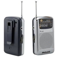 Philco - Radio Portatil A Pilas Con Audifonos Fm Am Ricx15