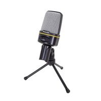 Philco - Microfono Condensador Semi Profesional Jack 3.5 Con Tripode