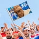 thumbnail image 4 of Los Cuatro Fantásticos Bandera impresa con temática, regalo perfecto para fanáticos, amigos y familiares, y adecuada para actividades al aire libre e interiores, decoraciones de fiesta. 120*180CM, 4 of 6