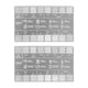 thumbnail image 3 of Regla de medición de café molido de 200 micrones, tarjeta de comparación compacta para cocina y cafetería, herramienta de medición resistente a 2 piezas, 3 of 5