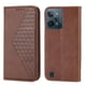 thumbnail image 2 of Funda Flip FOXDOCK para Realme C31 , Estilo Billetera con Diseño Rombo, Correa de Mano y Soporte, Uso Diario, 2 of 6