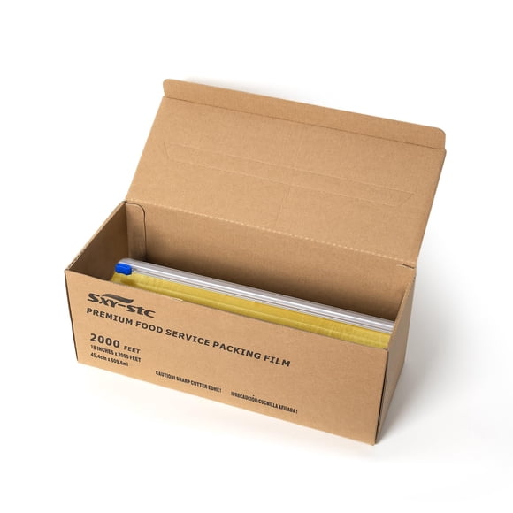 Film Plástico para Alimentos SXY-STC 46 cm 2000 pies con Cortador Deslizante