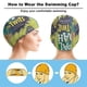 thumbnail image 3 of Los Twits Gorro de Natación de Licra, Gorro de Baño de Tela Cómoda, Gorro Elástico Antideslizante para Hombres, Mujeres y Niños, 3 of 6