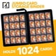 thumbnail image 4 of Carpeta HOMEXPRO X PRO 1000 con 200 fundas para tarjetas 1024 bolsillos, 4 of 7