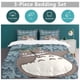 thumbnail image 5 of x74 My Neighbor Totoro Bed Duvet Cover Microfiber Bedding Sets 3D Printed Lightweight 3 Piece Comforter Sets, 1 Duvet Cover And 2 Pillow Shams for Kids Boys Girls 79"x90" jn74, 5 of 5