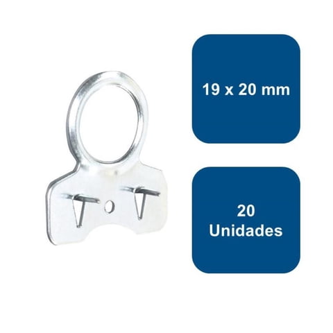 Anclajes - Soporte Para Colgar 19X20Mm 20Un.