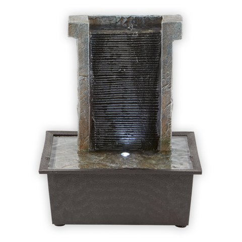 Fuente De Mesa Zingz & Thingz Stone Wall, 8,25 X 6 X 10,25 Cm