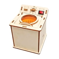 Bothyi - Juguete De Lavadora De Madera, Juego De Bricolaje Para Material Didáctico, Juguete De Desarrollo Para Adolescentes