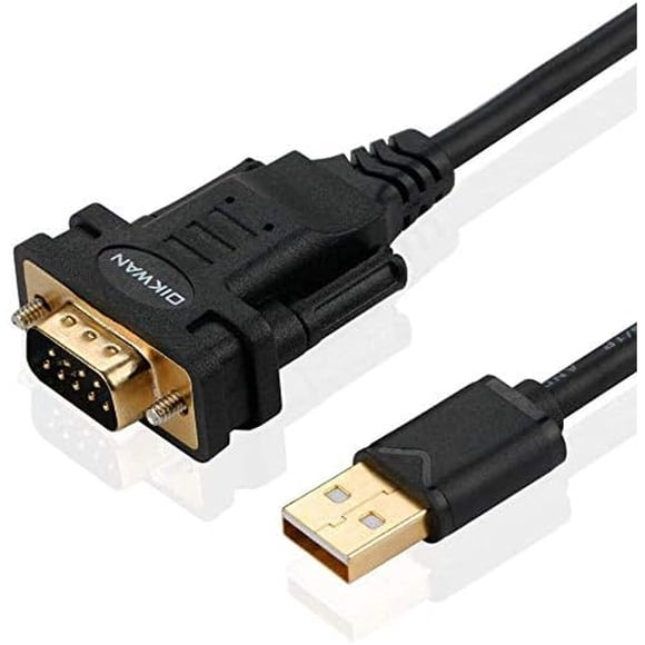 Adaptador USB a RS232 OIKWAN FTDI USB 2.0 a DB9 de 9 pines