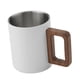 thumbnail image 3 of Taza De Café De Acero Inoxidable Taza De Leche De Doble Pared Para El Comedor De La Oficina Del Hotel Blanco, 3 of 3