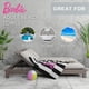 thumbnail image 3 of Toalla Franco Barbie Barbiecore a rayas blancas y negras 150x75 cm, 3 of 7