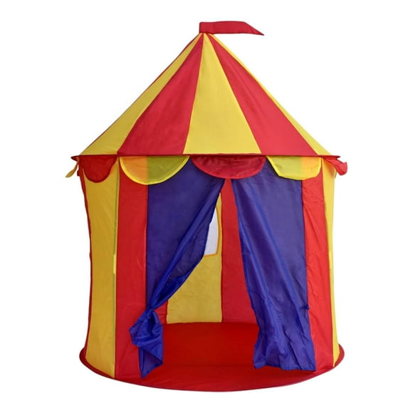 Tienda Carpa Circo Plegable para niños 95X125Cm Gamepower amarillo Tamano Unico