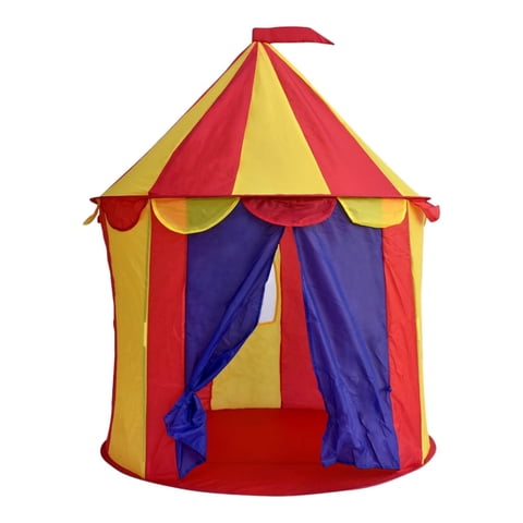 Tienda Carpa Circo Plegable Para Niños 95X125Cm Gamepower Amarillo Tamano Unico